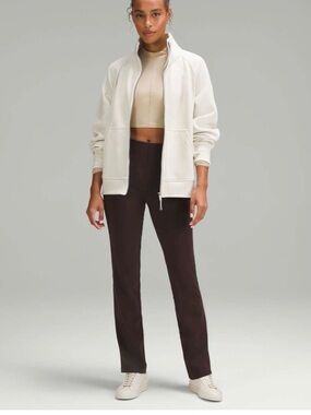 NWOT Lululemon Smooth Fit Pull-On High-
Rise Pant *Regular - Espresso - sz 4